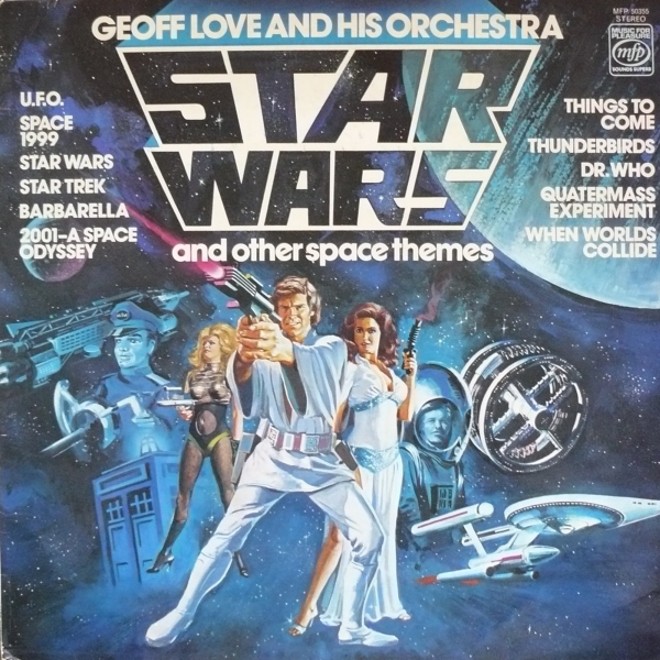 Star Wars Soundtrack LP Vinyl Record with A Space Odyssey John Williams 1977