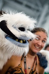 Slave Leia and Wampa puppet